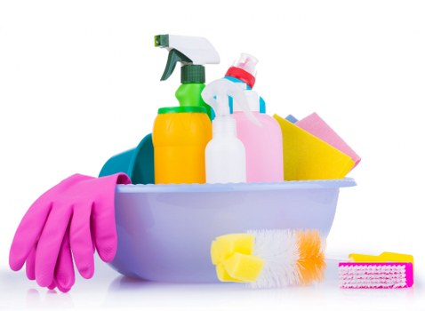 Charity donation and reuse items prepared by Bermondsey cleaners