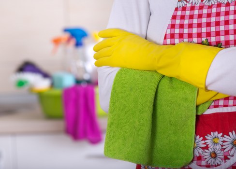 Detailed cleaning in a Bermondsey flat after renovation