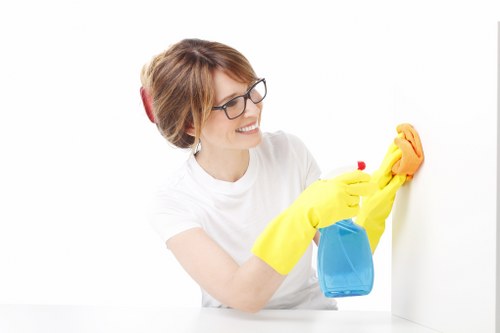 Professional cleaning equipment used in a Bermondsey workplace