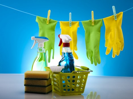 Cleaning team maintaining a Bermondsey property with careful attention to detail